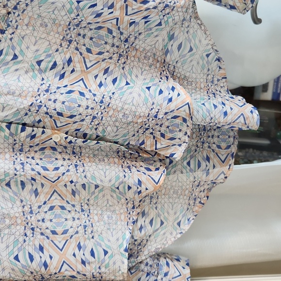 Free People Button Down V-Neck Top - Picture 6 of 6